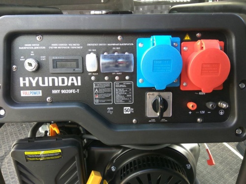 Бензиновая электростанция HYUNDAI HHY 9020FET в Оренбурге фото 3